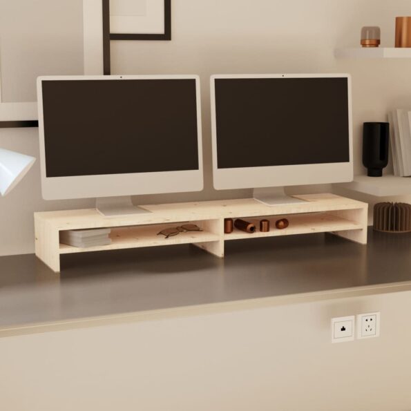 VXL8720286905579_g_en_hd_1.jpg vidaXL Stojan na monitor 100x24x13 cm masívna borovica – Obrázok 3