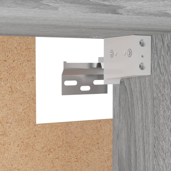 vidaXL Šatník sivý dub sonoma 100x32,5x35 cm spracované drevo – Obrázok 6