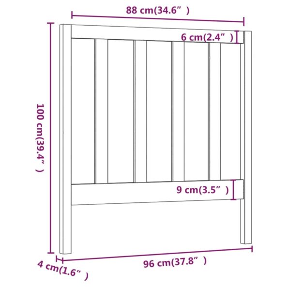 VXL8720286947135_g_en_hd_4.jpg vidaXL Čelo postele 96x4x100 cm masívna borovica – Obrázok 6