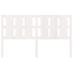 vidaXL Čelo postele biele 165,5x4x100 cm masívna borovica – Obrázok 4