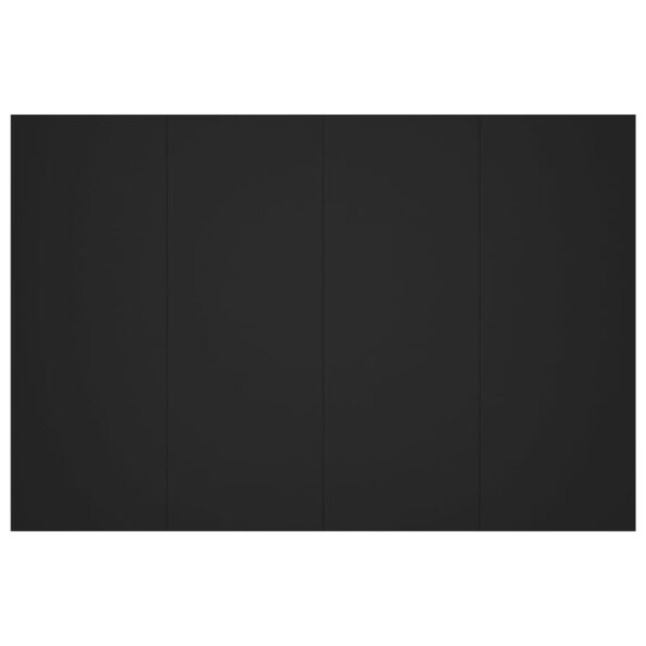 vidaXL Čelo postele čierne 120x1,5x80 cm spracované drevo – Obrázok 5