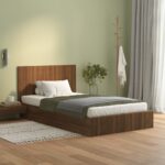 vidaXL Čelo postele hnedý dub 120x1,5x80 cm spracované drevo – Obrázok 3