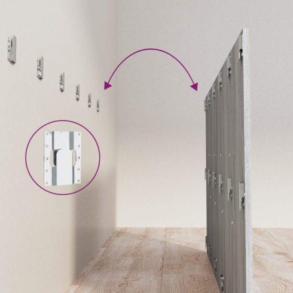 vidaXL Čelo postele sivé sonoma 200x1,5x80 cm spracované drevo – Obrázok 5