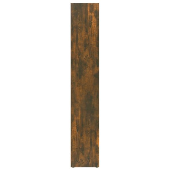 vidaXL CD skrinky 2 ks dymový dub 21x16x93,5 cm spracované drevo – Obrázok 5