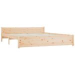 vidaXL Posteľný rám masívne drevo 160x200 cm – Obrázok 4