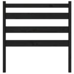 vidaXL Čelo postele čierne 96x4x100 cm masívna borovica – Obrázok 4