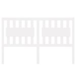 vidaXL Čelo postele biele 165,5x4x100 cm masívna borovica – Obrázok 3