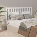 vidaXL Čelo postele biele 165,5x4x100 cm masívna borovica – Obrázok 4