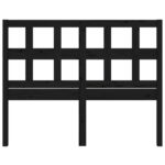 vidaXL Čelo postele čierne 185,5x4x100 cm masívna borovica – Obrázok 4