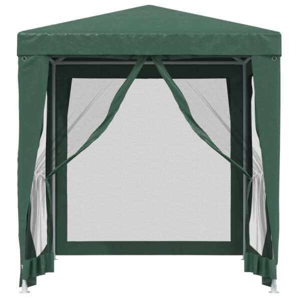 VXL8720287021735_g_en_hd_1.jpg vidaXL Párty stan so 4 sieťkovanými bočnými stenami zelený 2x2 m HDPE – Obrázok 3