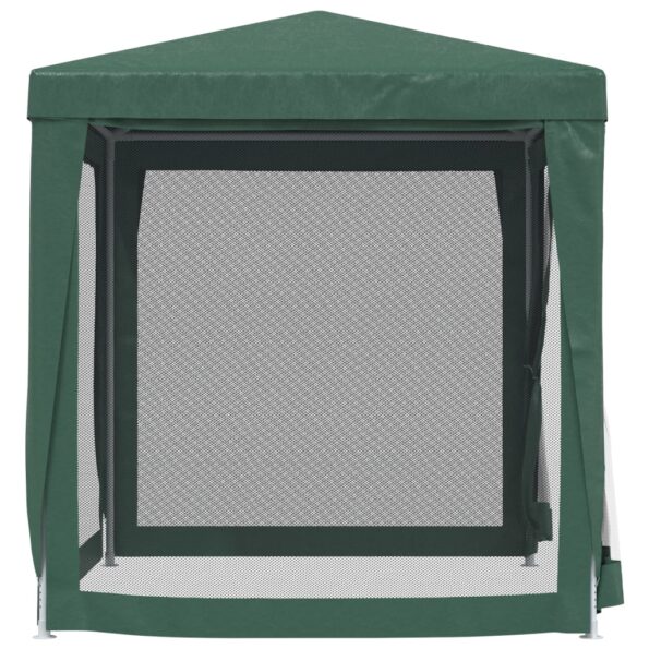 VXL8720287021735_g_en_hd_2.jpg vidaXL Párty stan so 4 sieťkovanými bočnými stenami zelený 2x2 m HDPE – Obrázok 4
