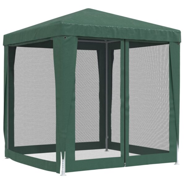 VXL8720287021735_g_en_hd_3.jpg vidaXL Párty stan so 4 sieťkovanými bočnými stenami zelený 2x2 m HDPE – Obrázok 5