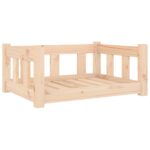 vidaXL Psia posteľ 65,5x50,5x28 cm borovicový masív – Obrázok 2