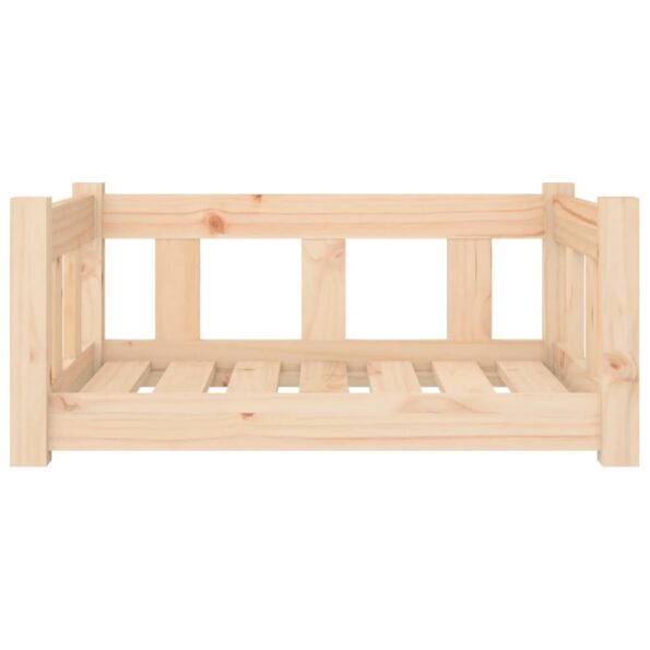 vidaXL Psia posteľ 65,5x50,5x28 cm borovicový masív – Obrázok 4