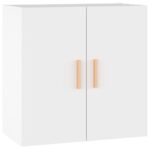 vidaXL Nástenná skrinka biela 60x30x60 cm spracované drevo – Obrázok 2