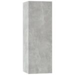 vidaXL 5-dielna súprava TV skriniek betónová sivá spracované drevo – Obrázok 9