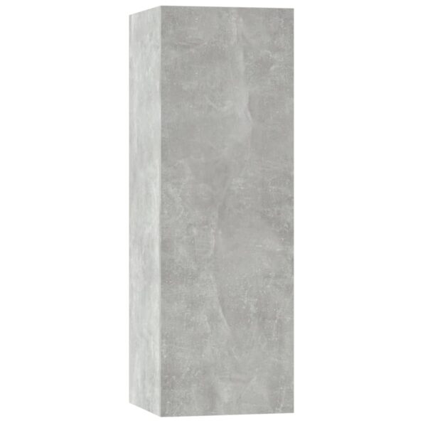 vidaXL 5-dielna súprava TV skriniek betónová sivá spracované drevo – Obrázok 9