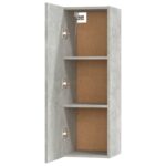 vidaXL 5-dielna súprava TV skriniek betónová sivá spracované drevo – Obrázok 10