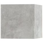 vidaXL 5-dielna súprava TV skriniek betónová sivá spracované drevo – Obrázok 11