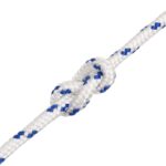 vidaXL Lodné lano biele 8 mm 25 m polypropylén – Obrázok 5