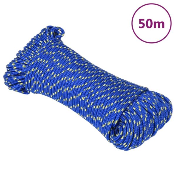 VXL8720287127185_a_en_hd_1.jpg vidaXL Lodné lano modré 5 mm 50 m polypropylén – Obrázok 1