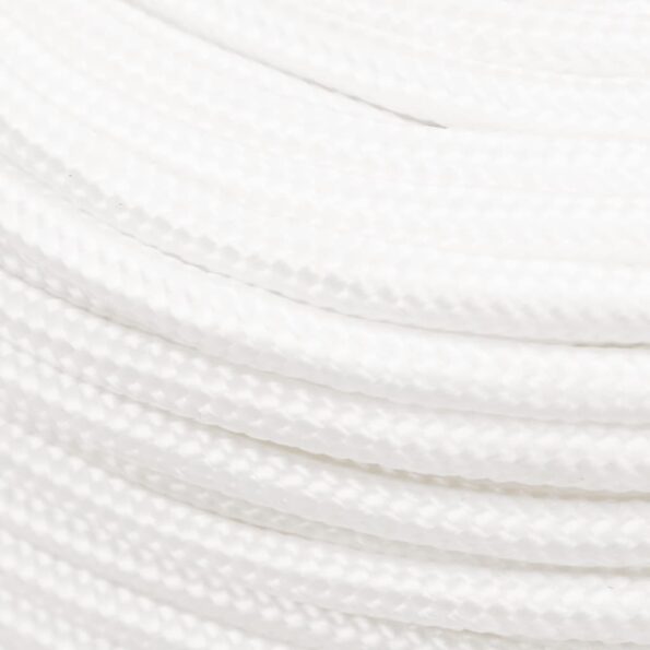 vidaXL Lodné lano biele 8 mm 25 m polypropylén – Obrázok 4