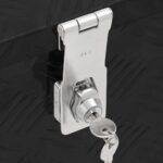 vidaXL Úložný box čierny 60x23,5x23 cm hliník – Obrázok 5