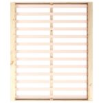 vidaXL Posteľný rám 200x200 cm masívne drevo – Obrázok 6