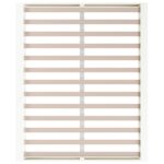 vidaXL Posteľný rám biely 200x200 cm masívne drevo – Obrázok 6