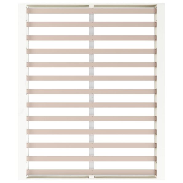 vidaXL Posteľný rám biely 200x200 cm masívne drevo – Obrázok 6