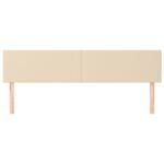 vidaXL Čelá postele 2 ks krémový 90x5x78/88 cm látka – Obrázok 3