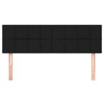 vidaXL Čelo postele 2 ks čierne 80x5x78/88 cm látka – Obrázok 3