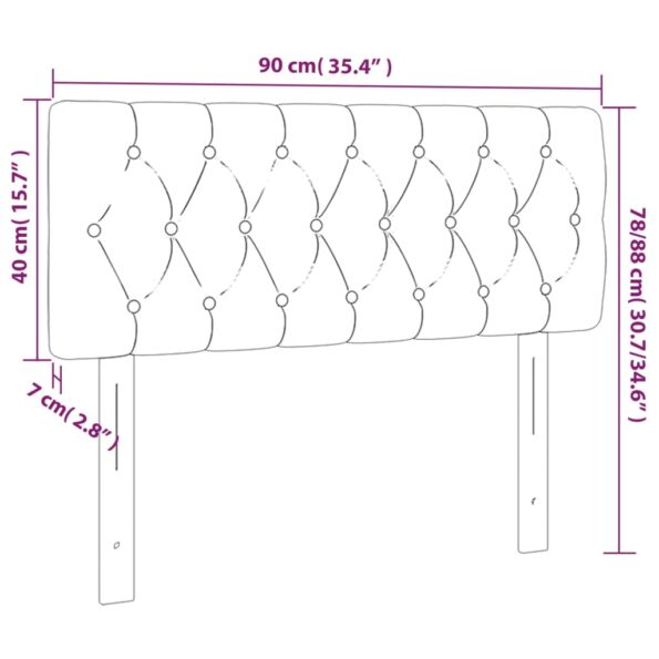 VXL8720287151647_g_en_hd_6.jpg vidaXL Čelo postele bledosivé 90 x 7 x 78/88 cm zamat – Obrázok 8