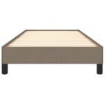 vidaXL Posteľný rám sivohnedý 90x190 cm látka – Obrázok 5