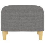 vidaXL Podnožka tmavosivá 60x50x41 cm látková – Obrázok 4
