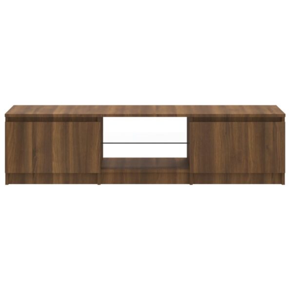 VXL8720287193050_g_en_hd_8.jpg vidaXL TV skrinka s LED svetlami hnedý dub 140x40x35,5 cm – Obrázok 10
