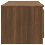 vidaXL TV skrinka s LED svetlami hnedý dub 140x40x35,5 cm – Obrázok 11
