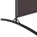 vidaXL 2-panelový paraván hnedý 348x180 cm látkový – Obrázok 7