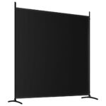 vidaXL 2-panelový paraván čierny 348x180 cm látkový – Obrázok 6
