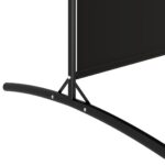 vidaXL 2-panelový paraván čierny 348x180 cm látkový – Obrázok 7