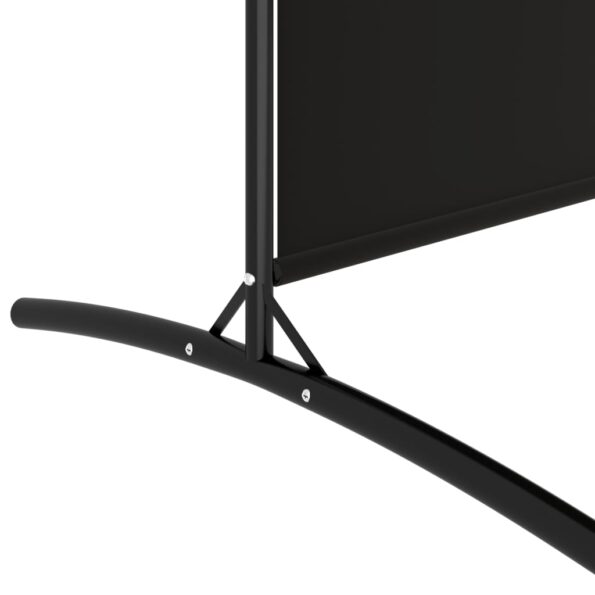vidaXL 2-panelový paraván čierny 348x180 cm látkový – Obrázok 7