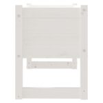 vidaXL Kvetináč biely 78x40x52 cm borovicový masív – Obrázok 5