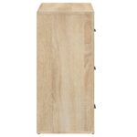 vidaXL Komoda dub sonoma 80x33x70 cm spracované drevo – Obrázok 5
