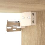 vidaXL Komoda dub sonoma 80x33x70 cm spracované drevo – Obrázok 6