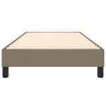 vidaXL Rám na boxspring posteľ sivohnedý 90x190 cm látka – Obrázok 5