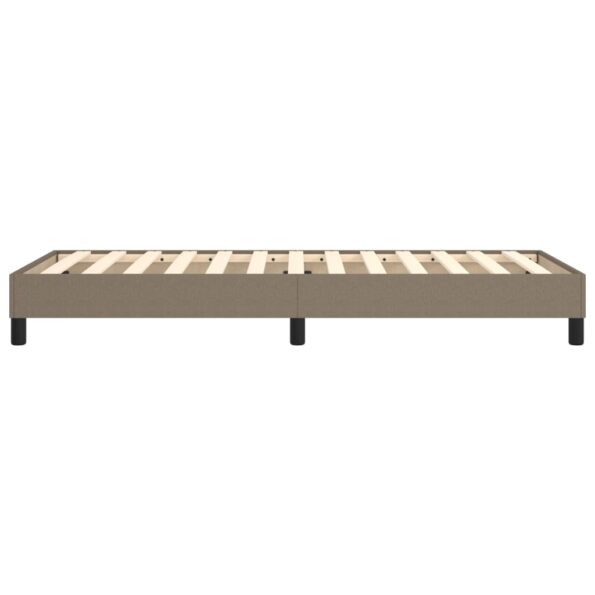 vidaXL Rám na boxspring posteľ sivohnedý 90x190 cm látka – Obrázok 6