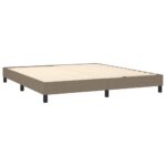 vidaXL Rám na boxspring posteľ sivohnedý 180x200 cm látka – Obrázok 4