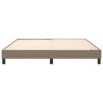 vidaXL Rám na boxspring posteľ sivohnedý 180x200 cm látka – Obrázok 5