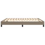 vidaXL Rám na boxspring posteľ sivohnedý 180x200 cm látka – Obrázok 6