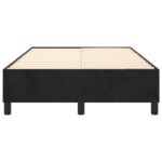 vidaXL Posteľný rám na boxspring čierny 120x200 cm zamat – Obrázok 5